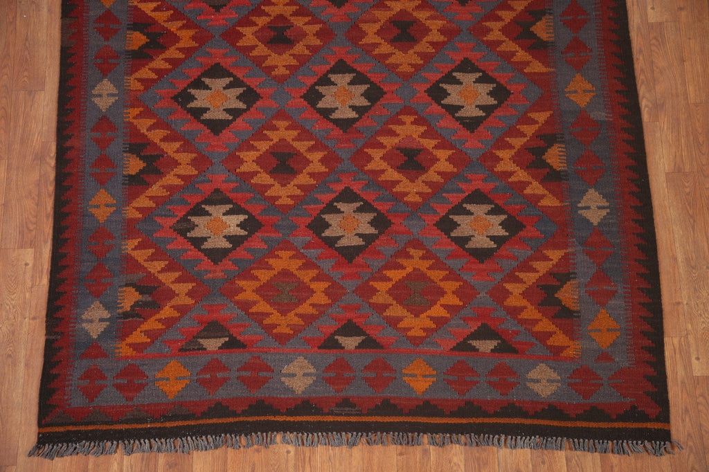 Geometric Kilim Reversible Area Rug 5x8