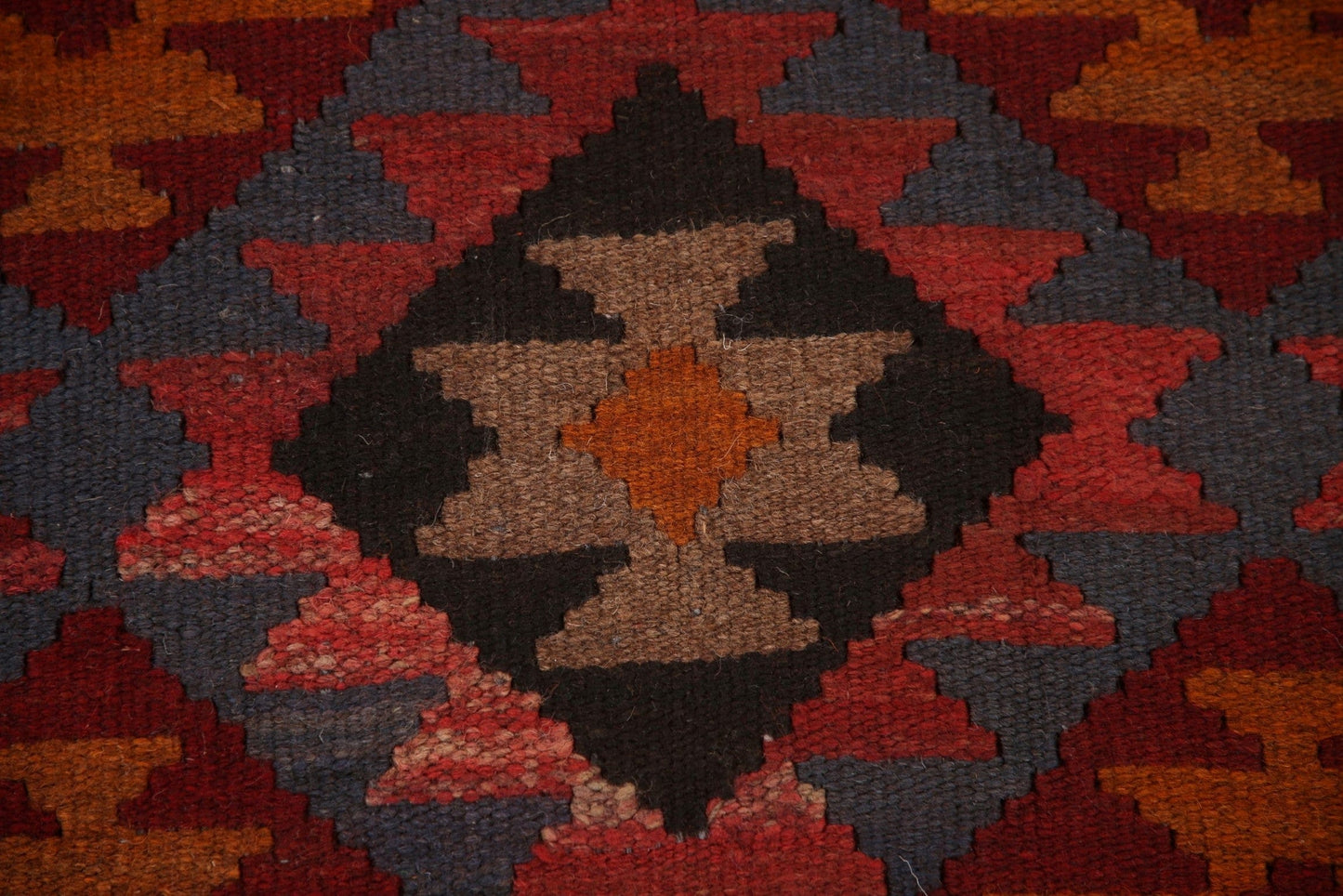 Geometric Kilim Reversible Area Rug 5x8