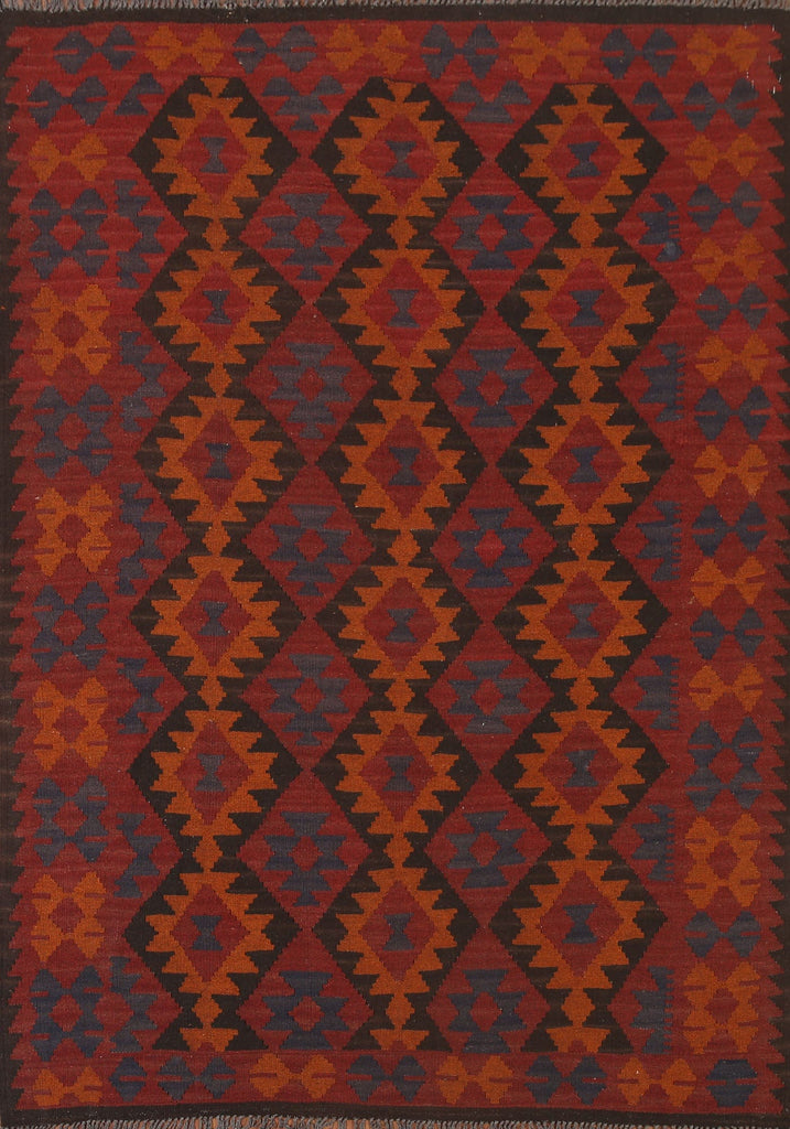 Geometric Kilim Oriental Area Rug 5x7