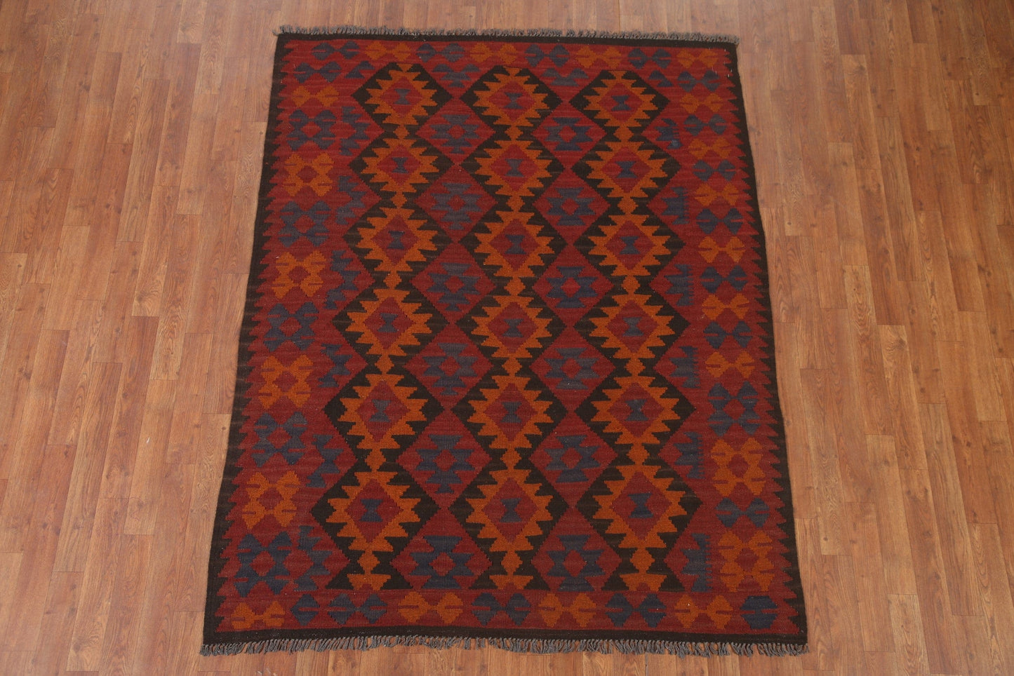 Geometric Kilim Oriental Area Rug 5x7