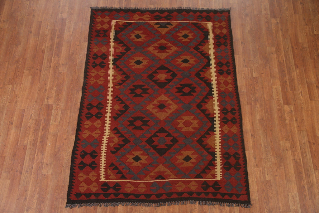 Geometric Kilim Oriental Area Rug 5x7