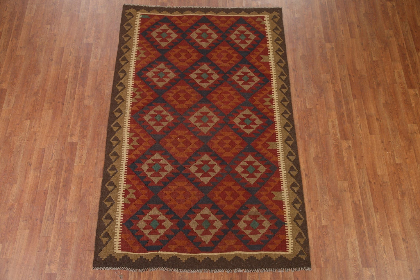 Reversible Kilim Oriental Area Rug 5x8