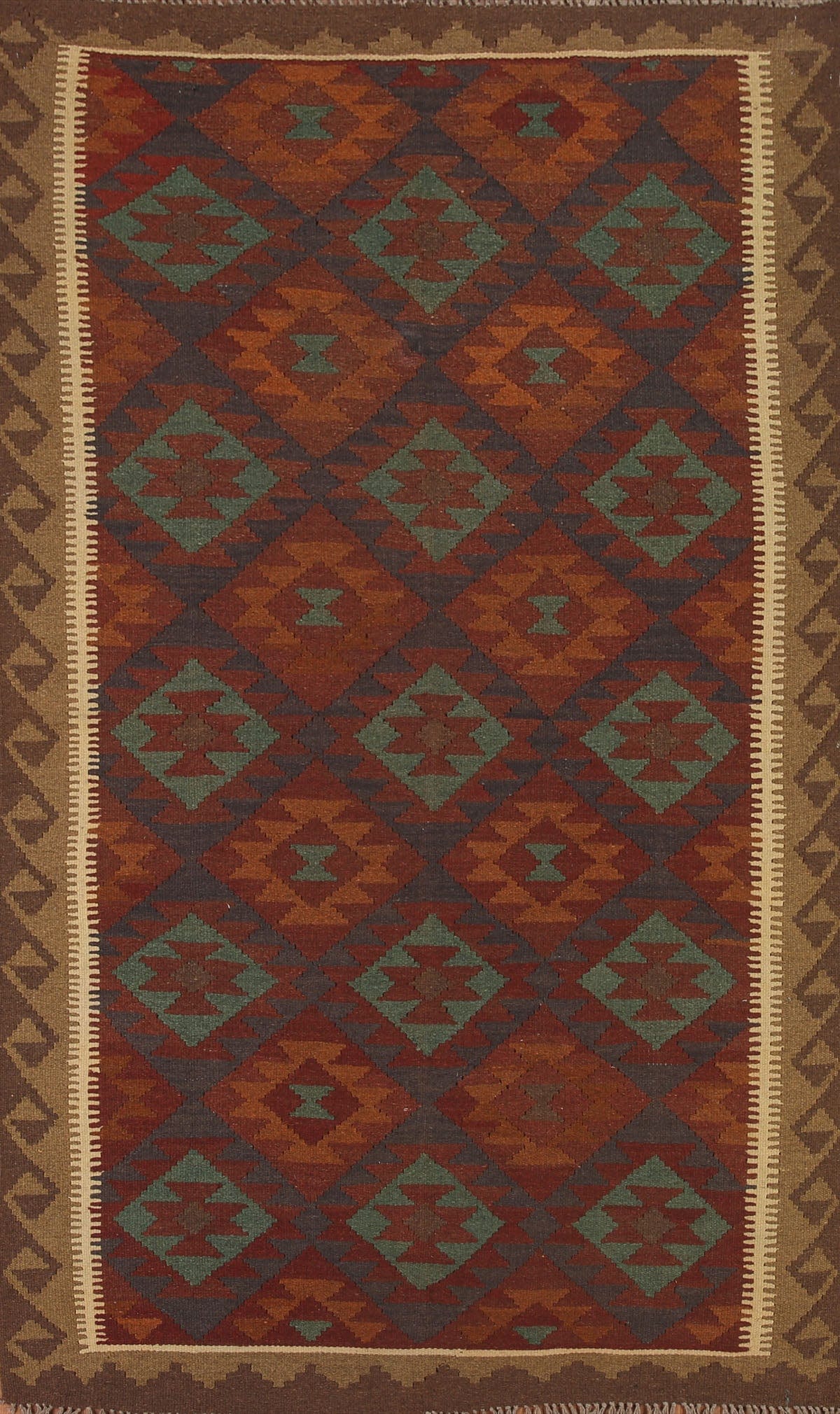 Multi-Color Kilim Oriental Area Rug 5x8