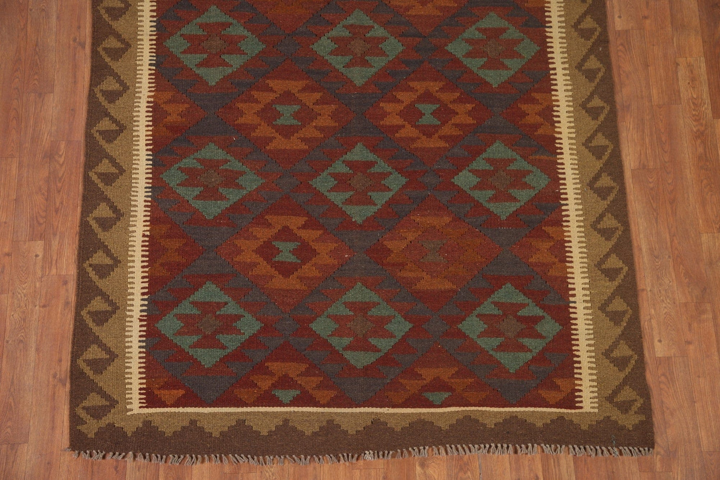 Multi-Color Kilim Oriental Area Rug 5x8