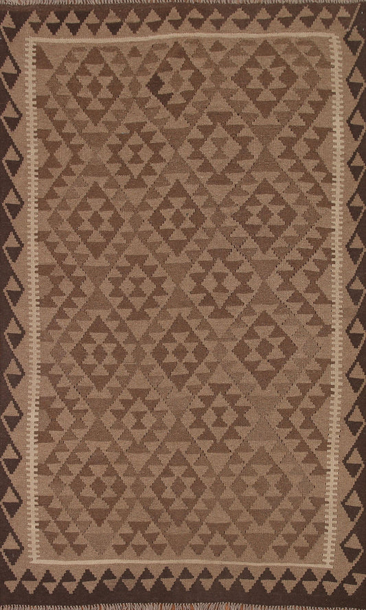 Geometric Kilim Oriental Area Rug 5x8