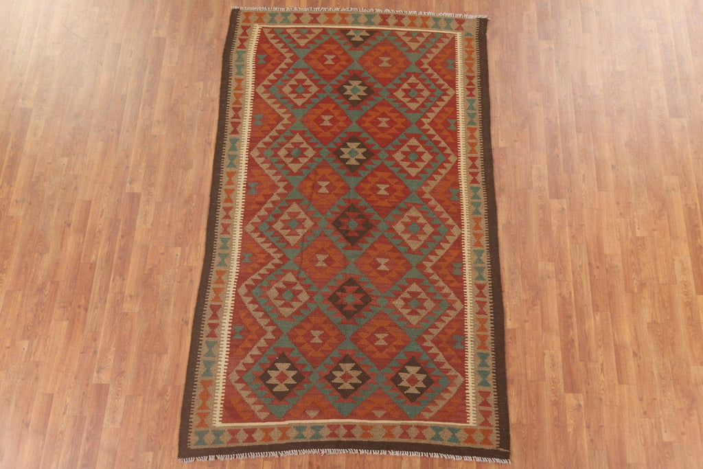 Reversible Kilim Oriental Area Rug 5x8