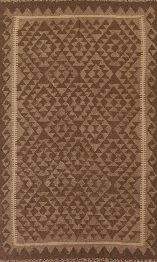 Kilim Reversible Wool Area Rug 6x8