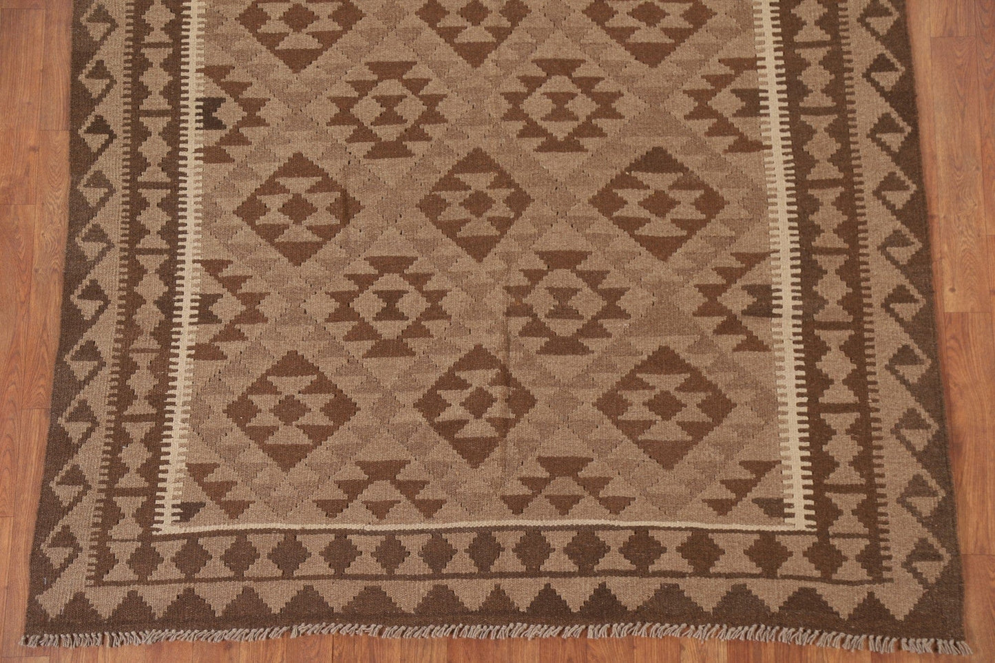 Reversible Wool Kilim Oriental Area Rug 5x8