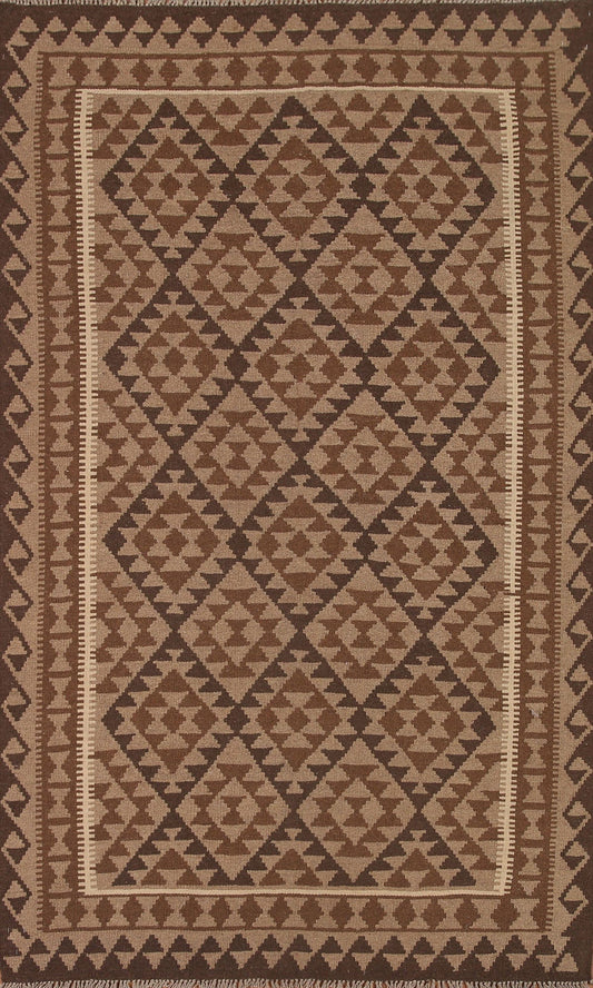 Geometric Kilim Oriental Area Rug 5x8