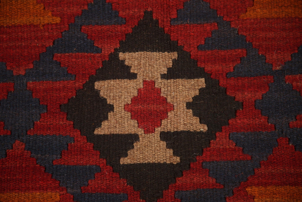 Geometric Kilim Reversible Area Rug 7x10