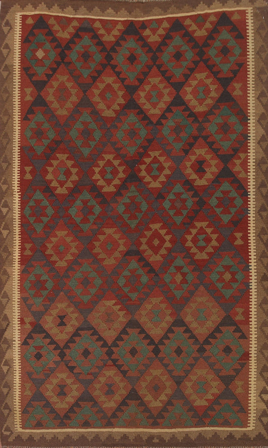 Geometric Kilim Oriental Area Rug 7x9