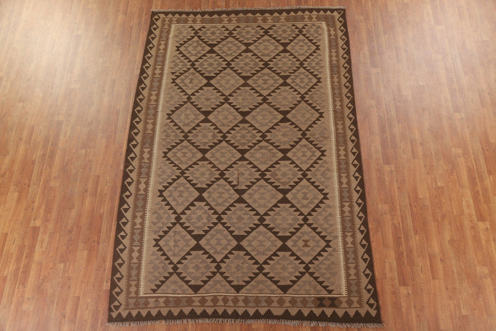 Geometric Kilim Oriental Area Rug 7x10