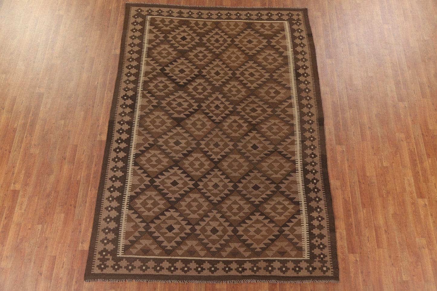 Geometric Kilim Oriental Area Rug 7x10