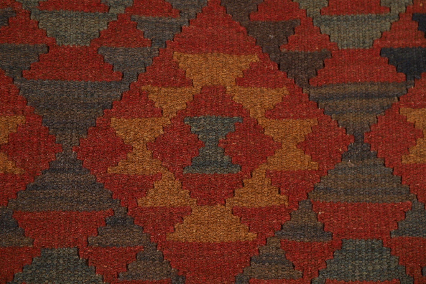 Reversible Wool Kilim Oriental Area Rug 7x10