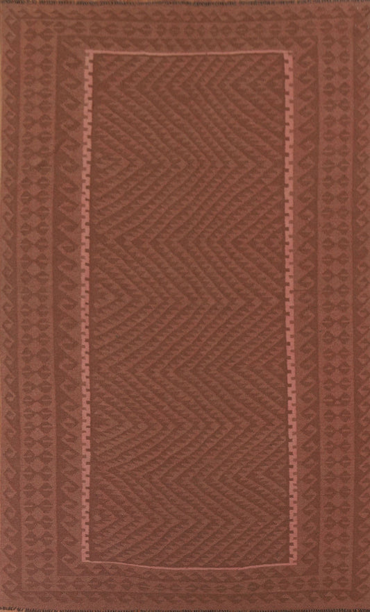 Brown/ Pink Kilim Oriental Area Rug 7x10