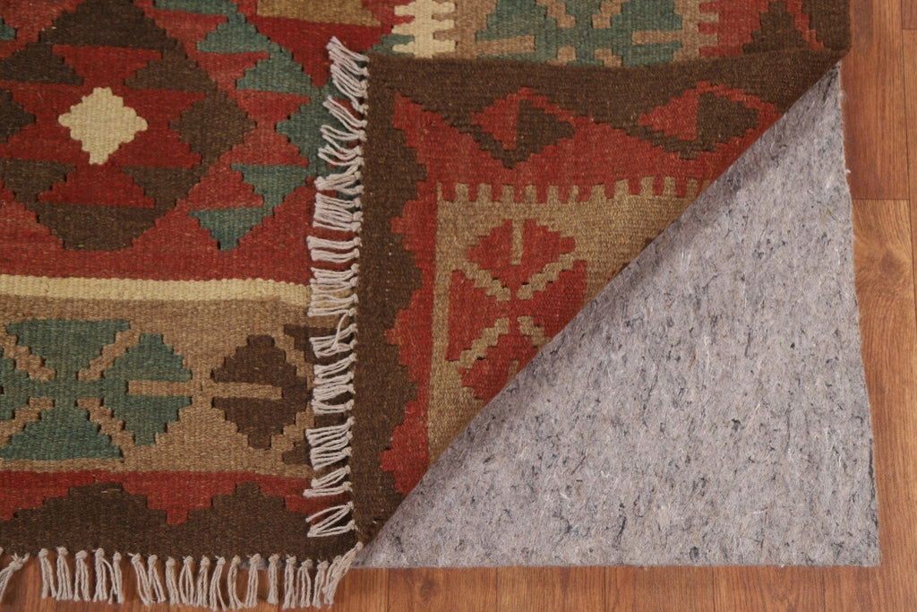 Reversible Wool Kilim Area Rug 7x10