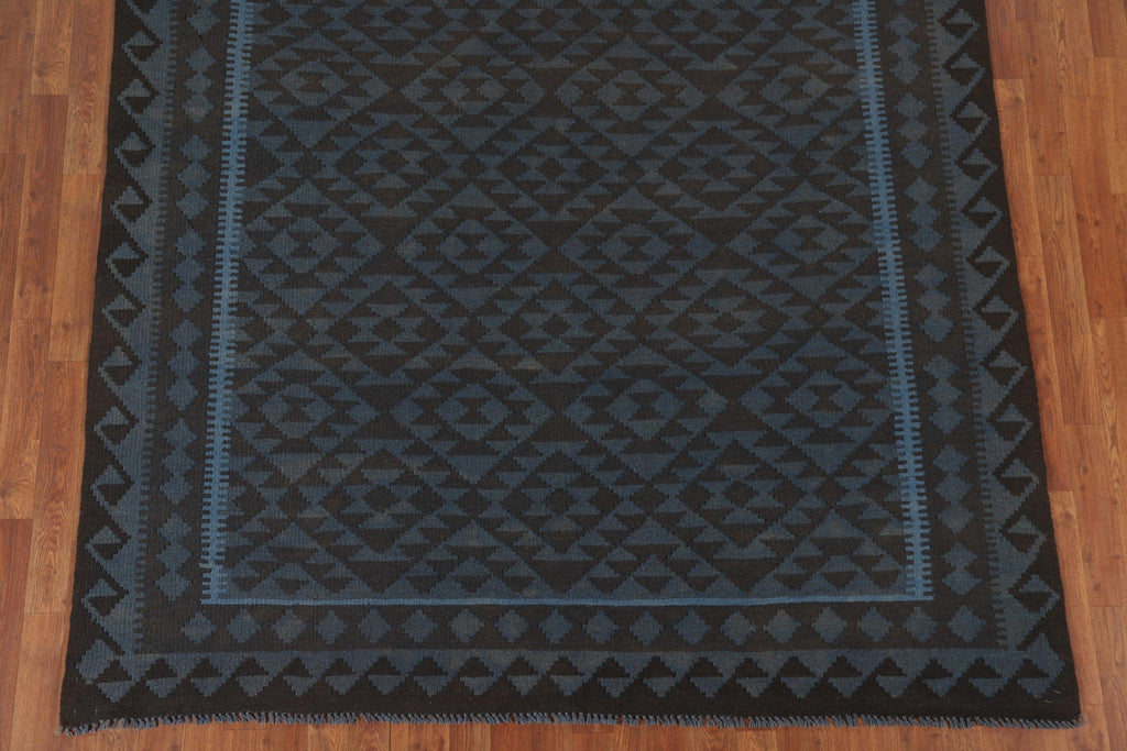 Blue Kilim Oriental Area Rug 7x10