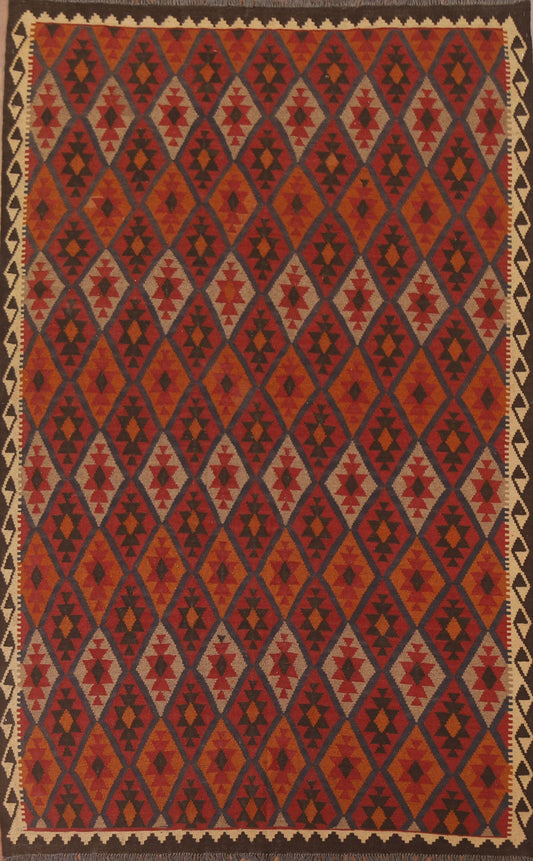 Geometric Kilim Oriental Area Rug 7x10