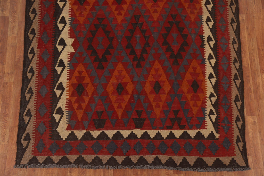 Geometric Kilim Oriental Area Rug 7x9