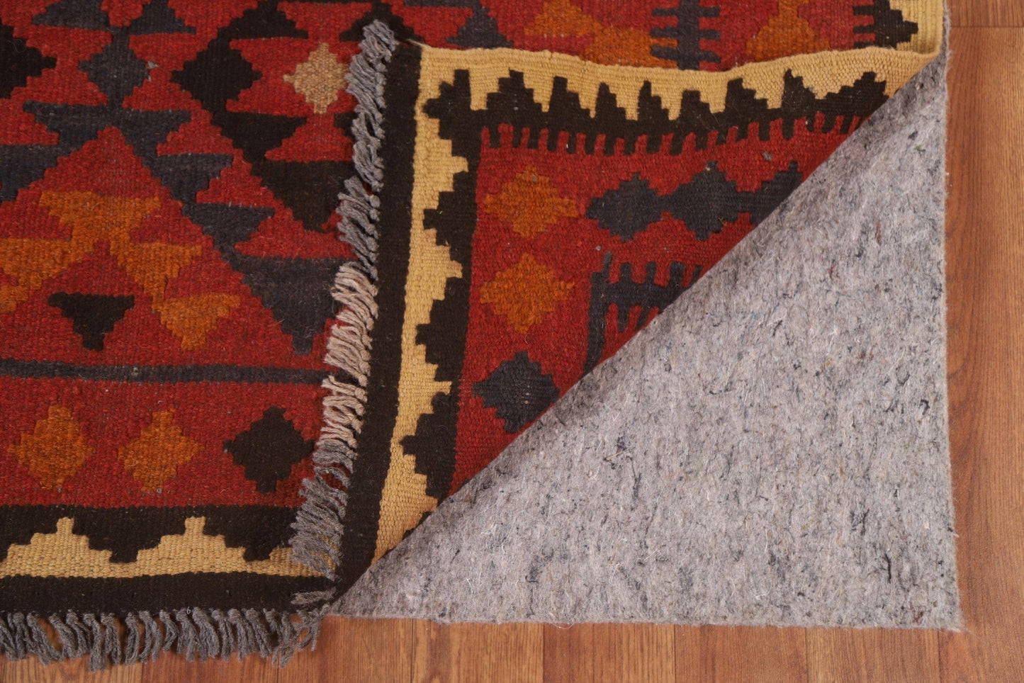 Reversible Wool Kilim Oriental Area Rug 7x9