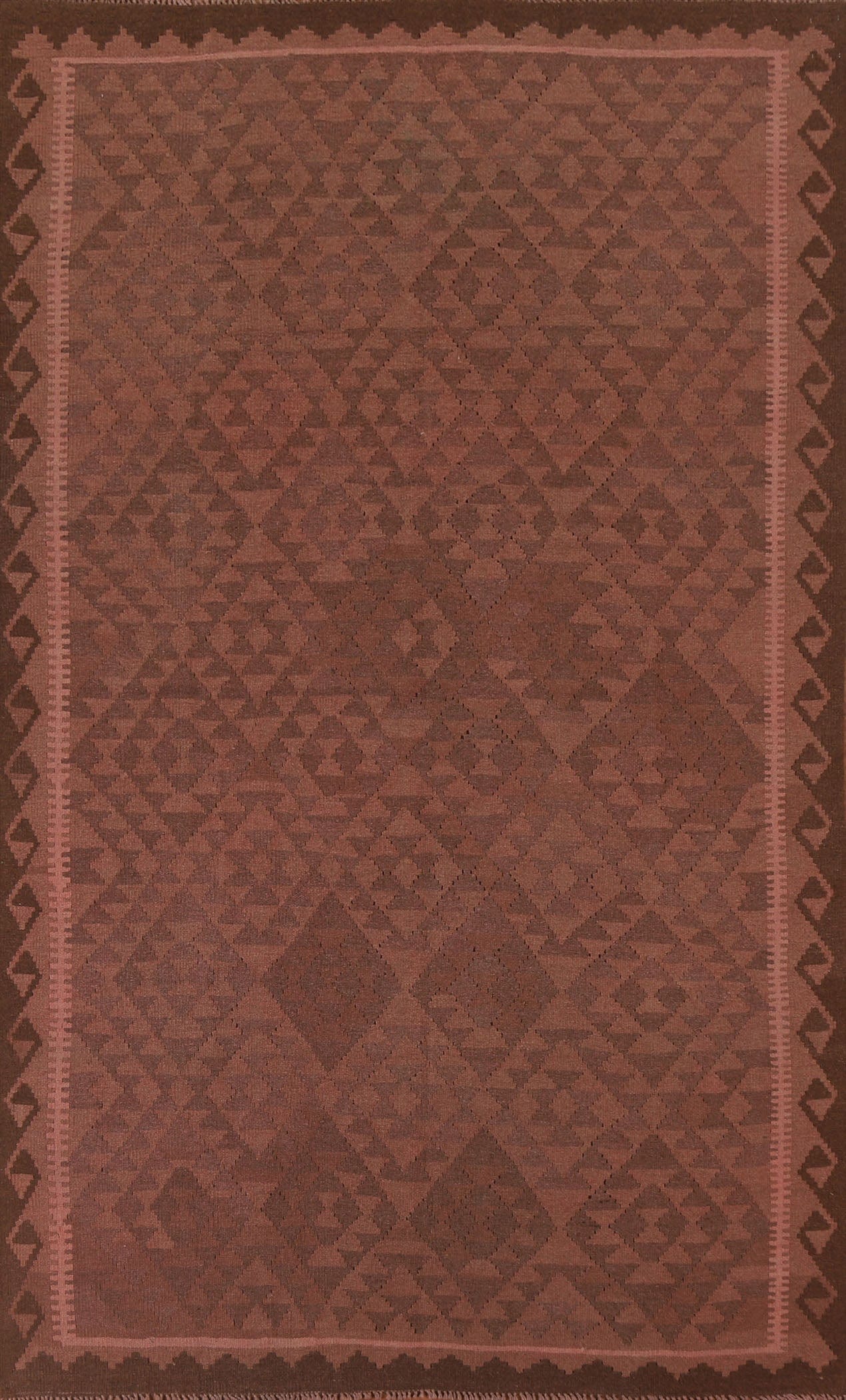 Brown/ Pink Kilim Oriental Area Rug 6x10