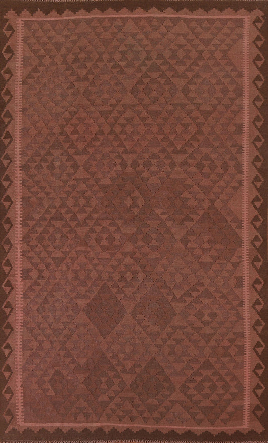 Brown/ Pink Kilim Oriental Area Rug 6x10