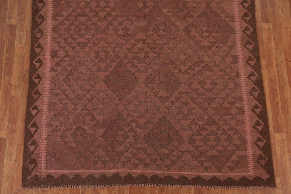 Brown/ Pink Kilim Oriental Area Rug 6x10