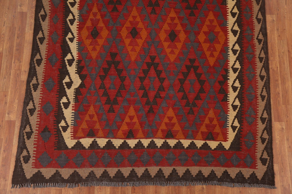 Geometric Kilim Oriental Area Rug 7x10