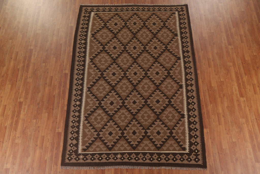 Geometric Kilim Oriental Area Rug 7x10