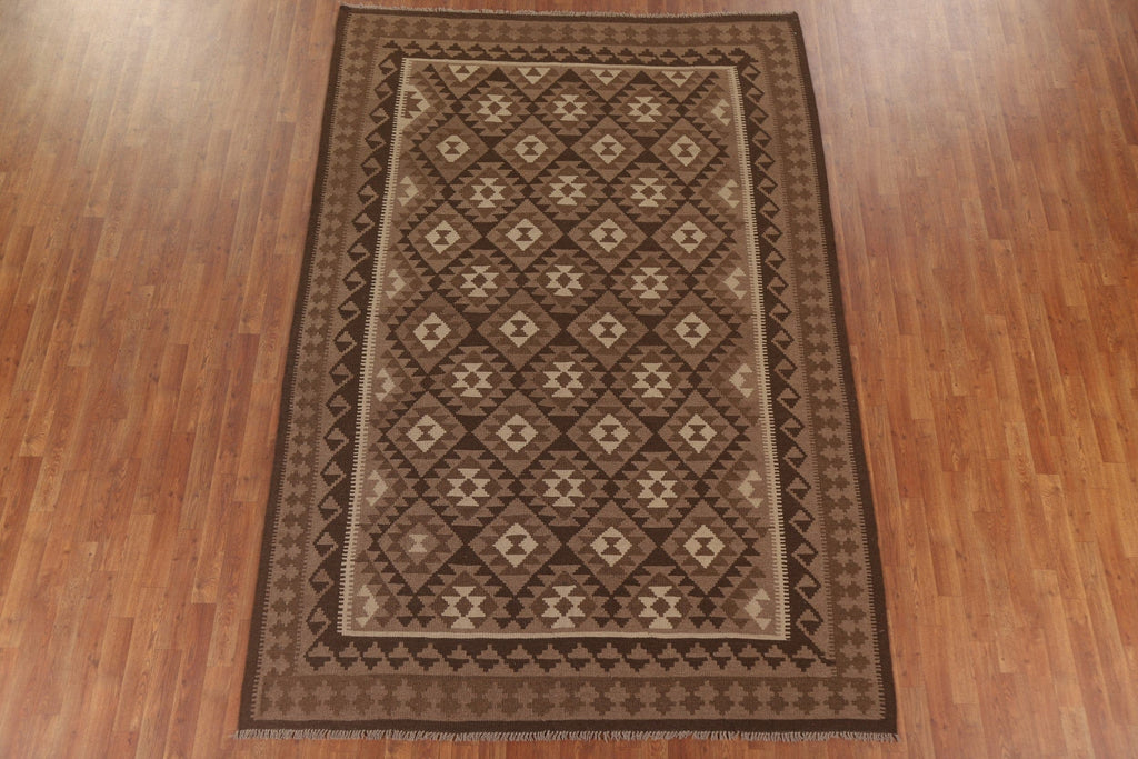 Geometric Kilim Oriental Area Rug 7x10