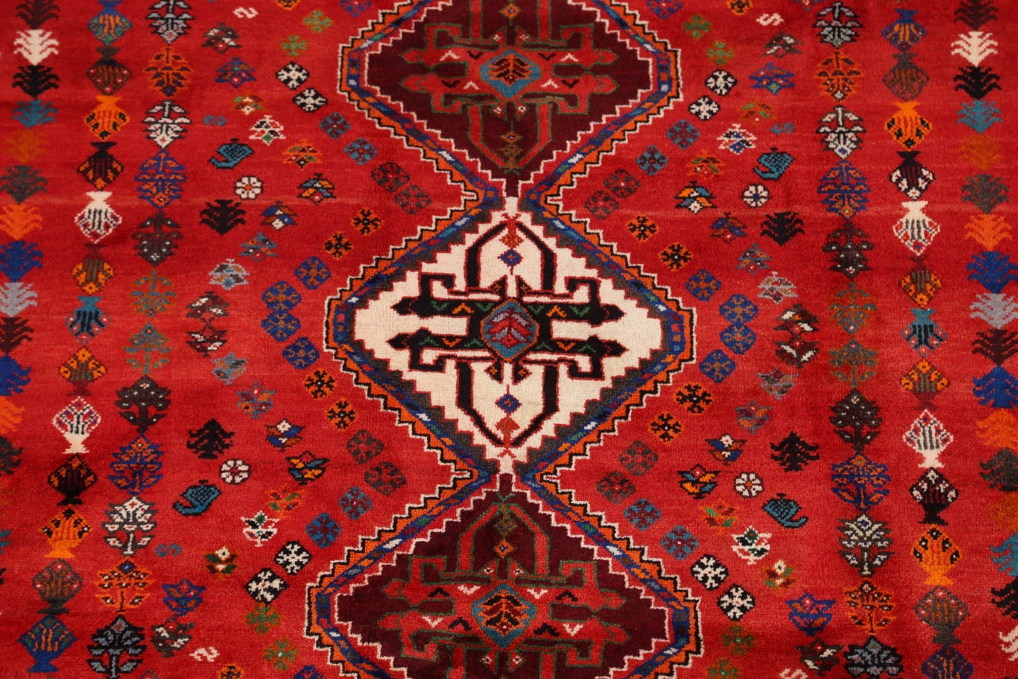 7x10 Abadeh Shiraz Persian Area Rug