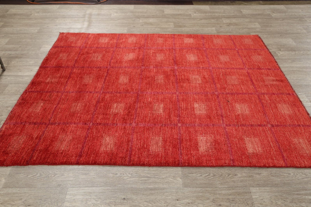 6x7 Gabbeh Zolanvari Persian Area Rug