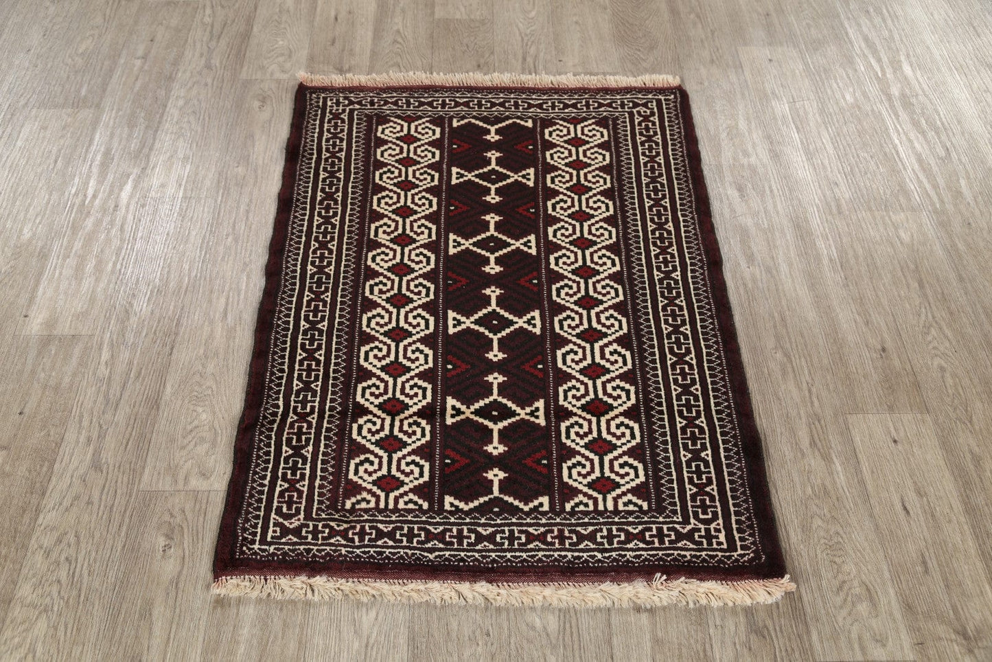 3x4 Balouch Persian Area Rug