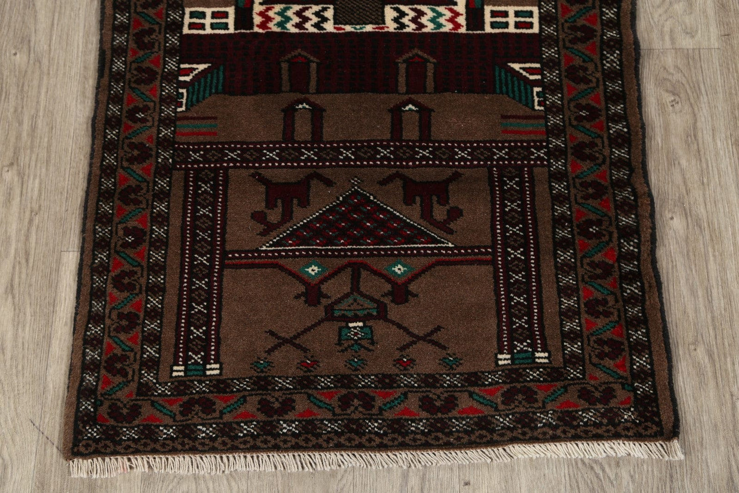 3x4 Balouch Turkoman Persian Area Rug