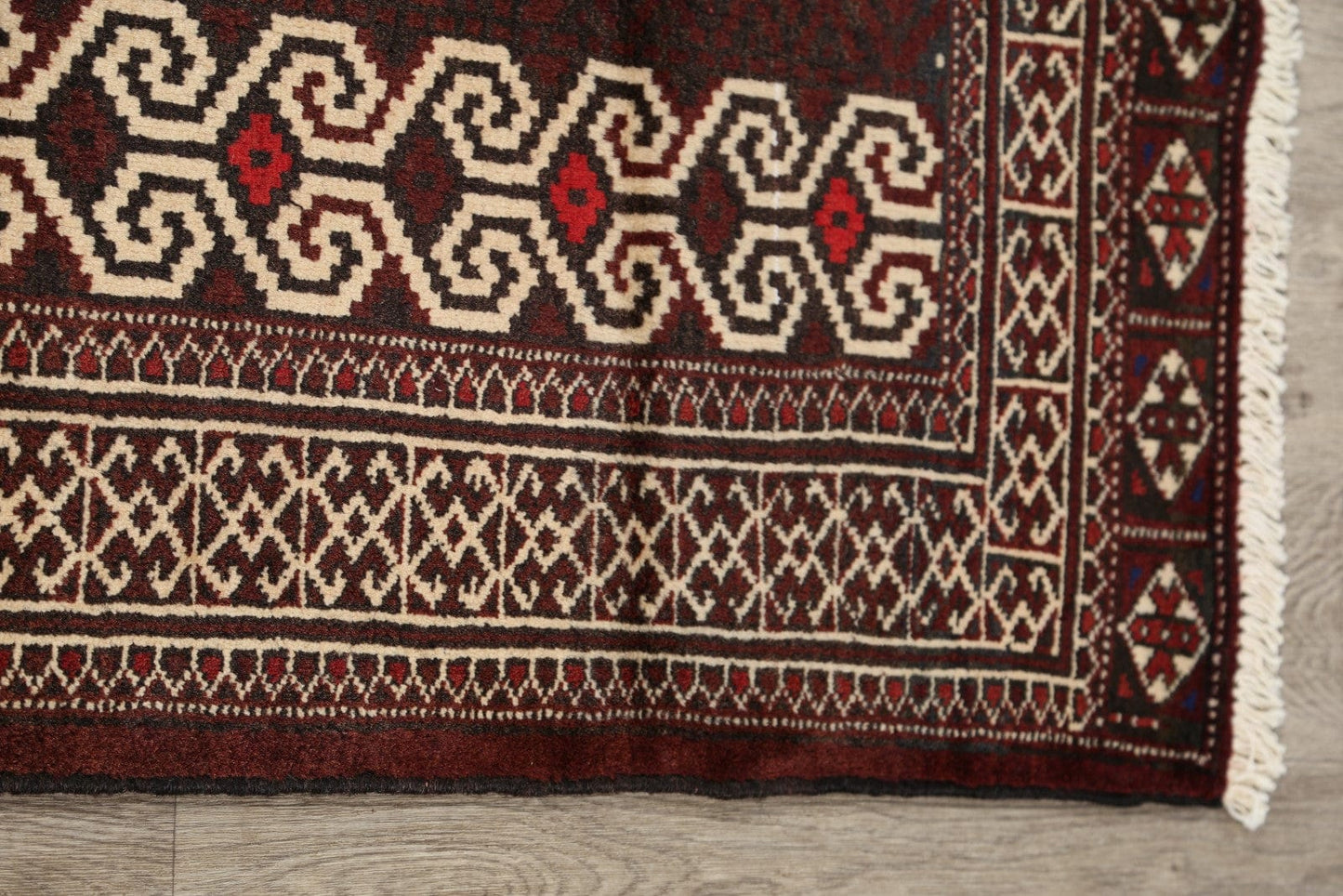 3x4 Balouch Persian Area Rug