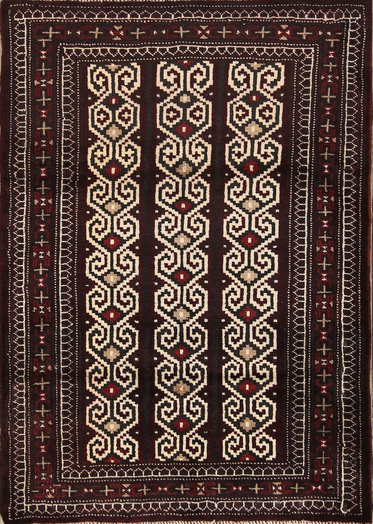 3x4 Balouch Turkoman Persian Area Rug