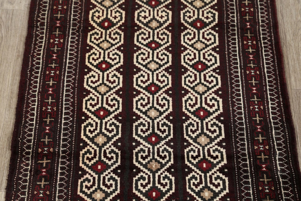 3x4 Balouch Turkoman Persian Area Rug