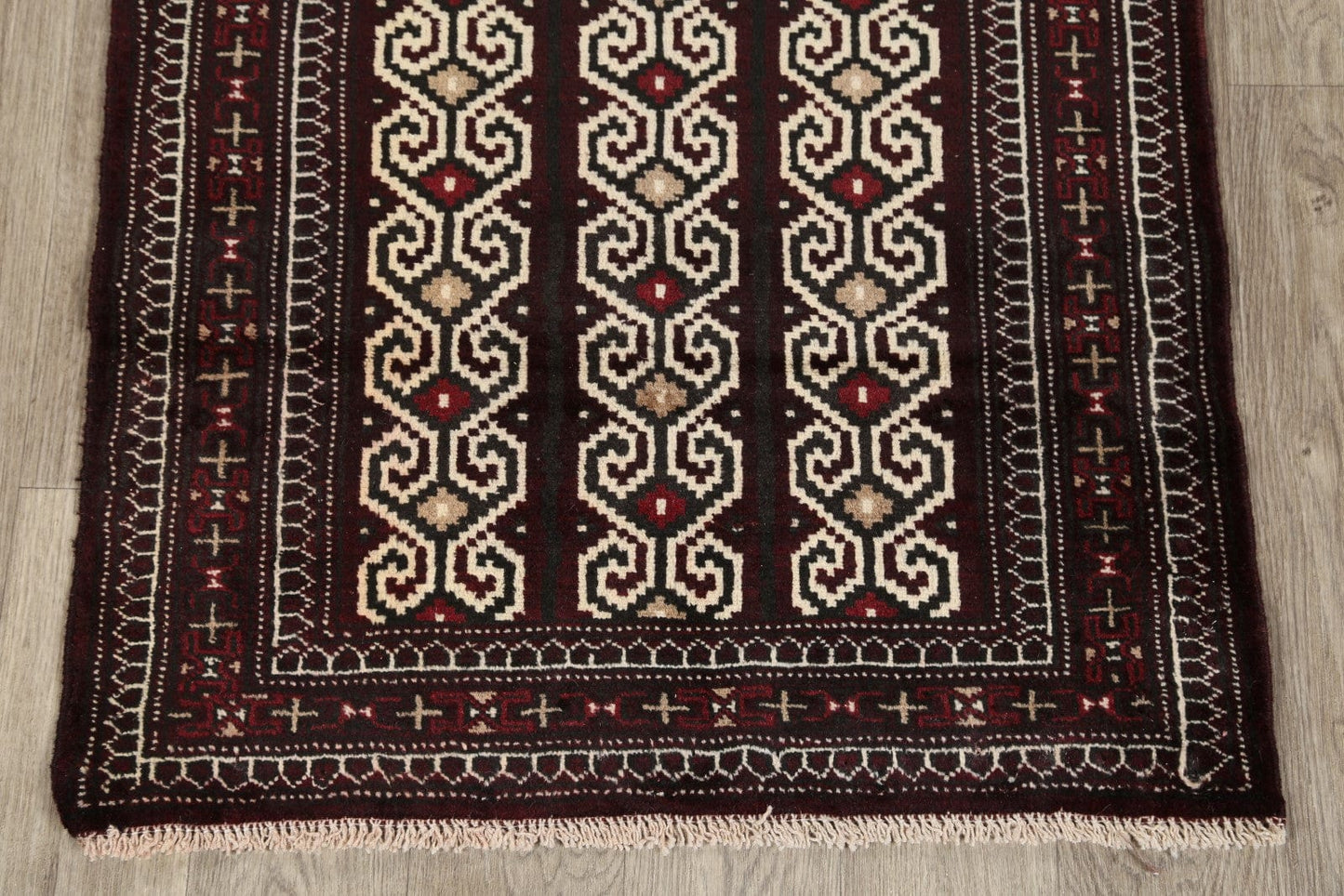 3x4 Balouch Turkoman Persian Area Rug