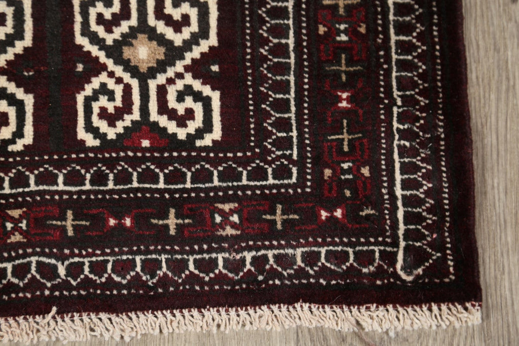 3x4 Balouch Turkoman Persian Area Rug