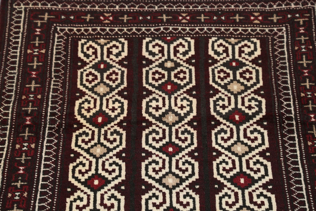 3x4 Balouch Turkoman Persian Area Rug