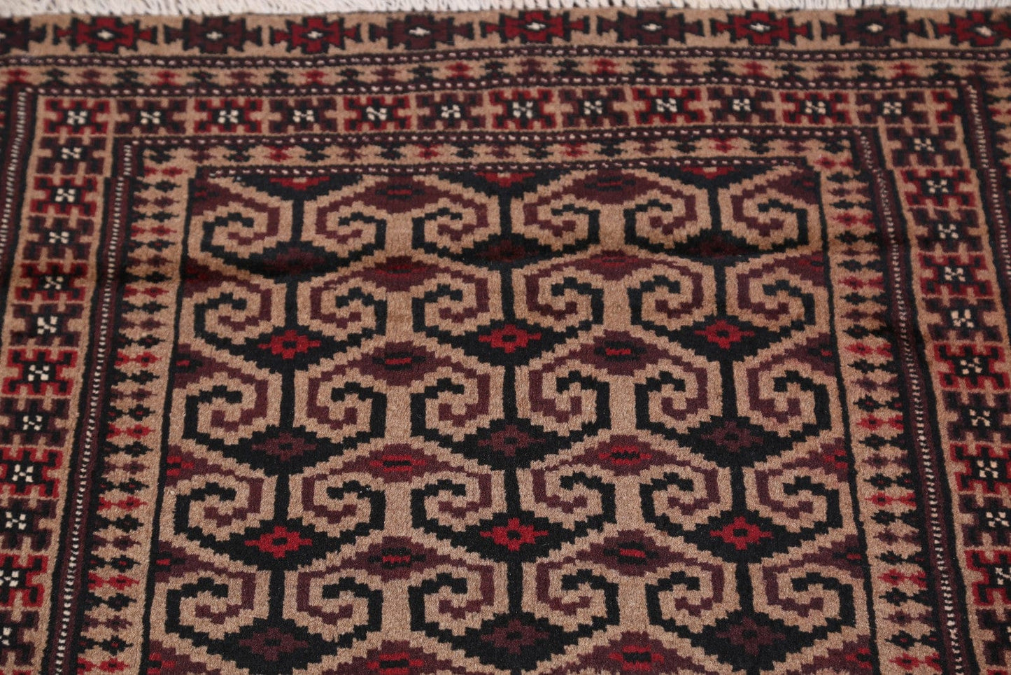 3x4 Balouch Persian Area Rug