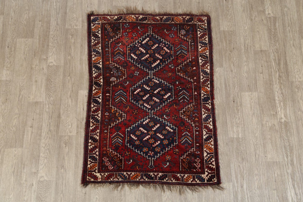 Antique 4x5 Shiraz Persian Area Rug