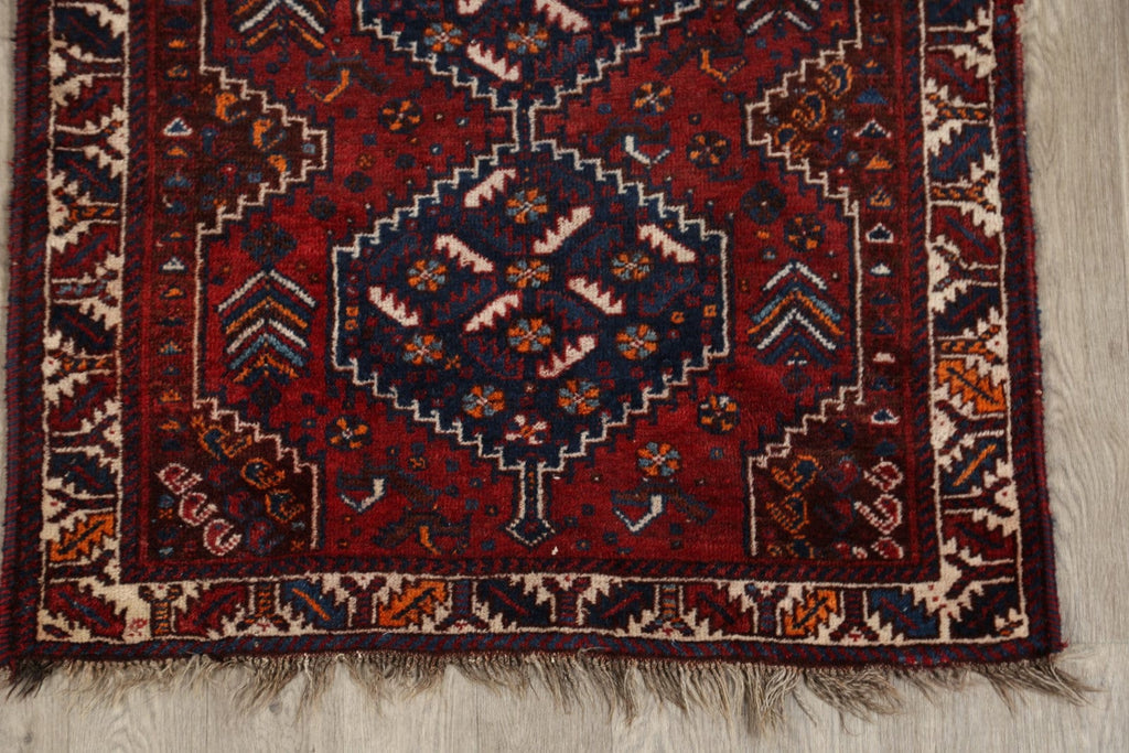 Antique 4x5 Shiraz Persian Area Rug