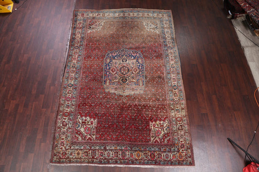 Antique Persian Bidjar Area Rug 7x11