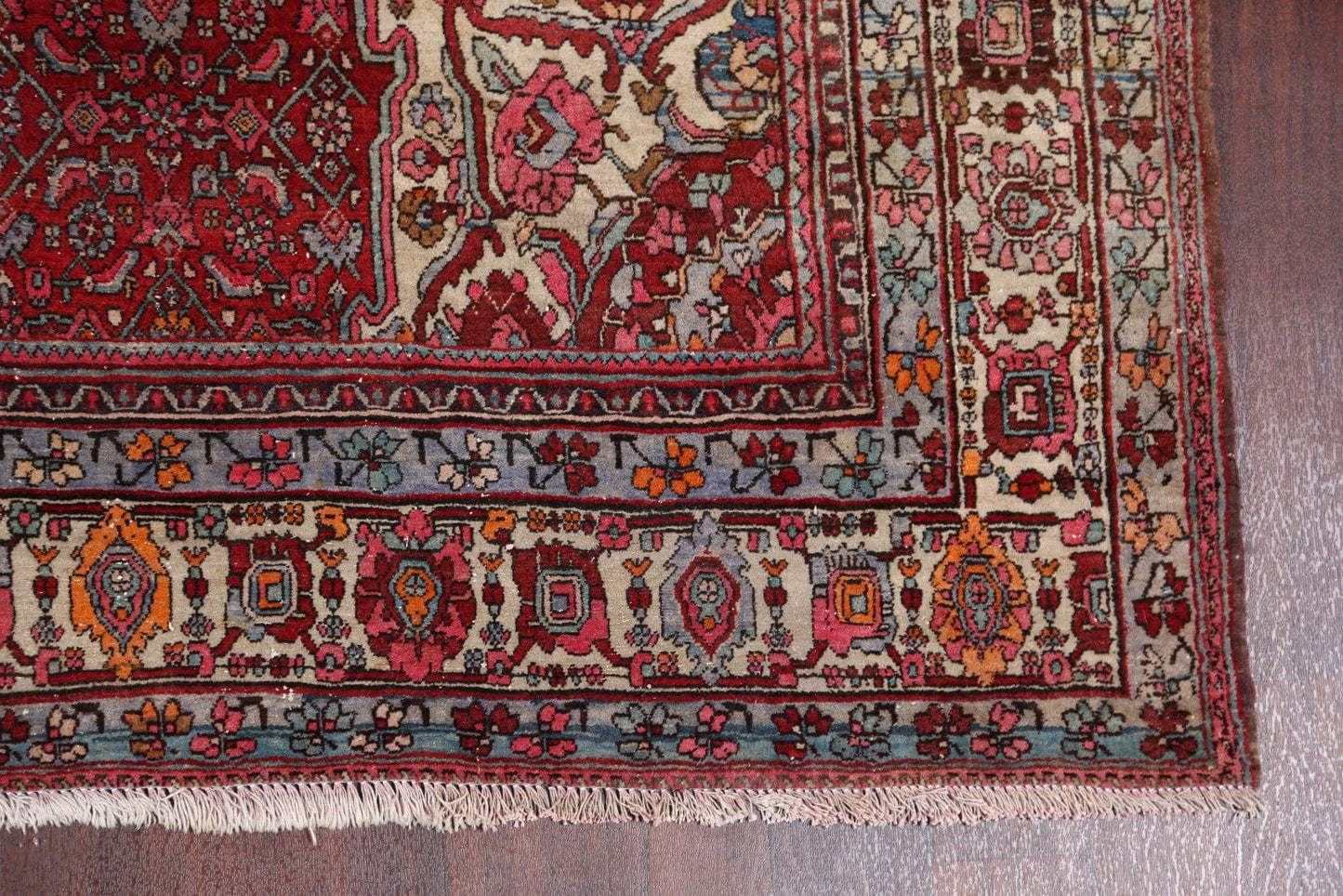 Antique Persian Bidjar Area Rug 7x11