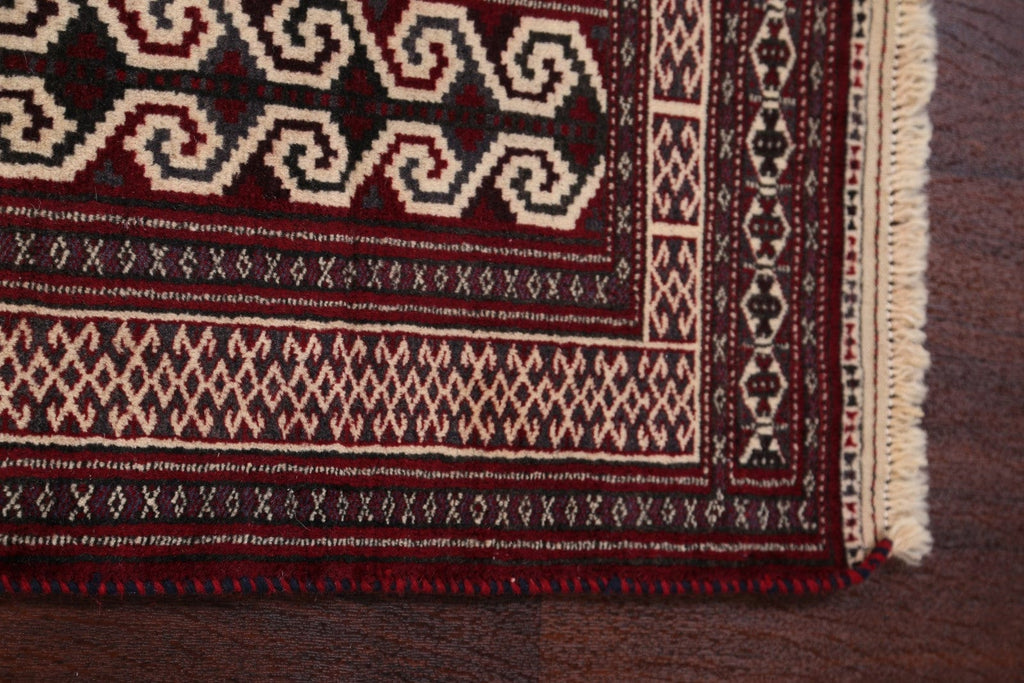 3x4 Balouch Turkoman Persian Area Rug