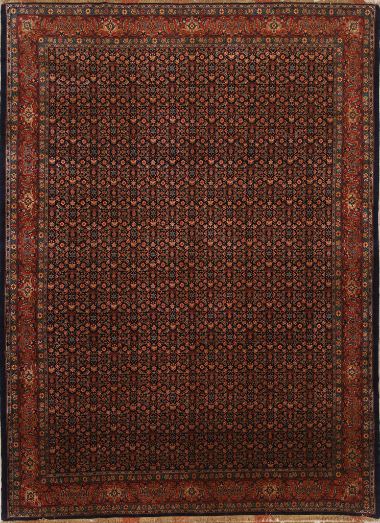 All Over Geometric 7x10 Senneh Persian Area Rug