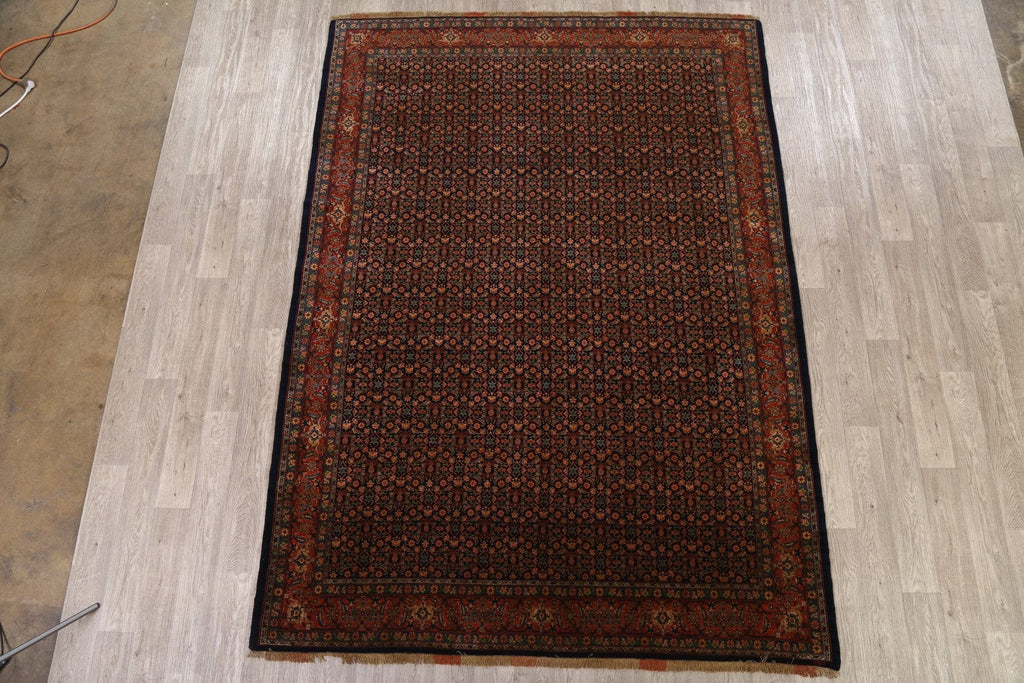 All Over Geometric 7x10 Senneh Persian Area Rug