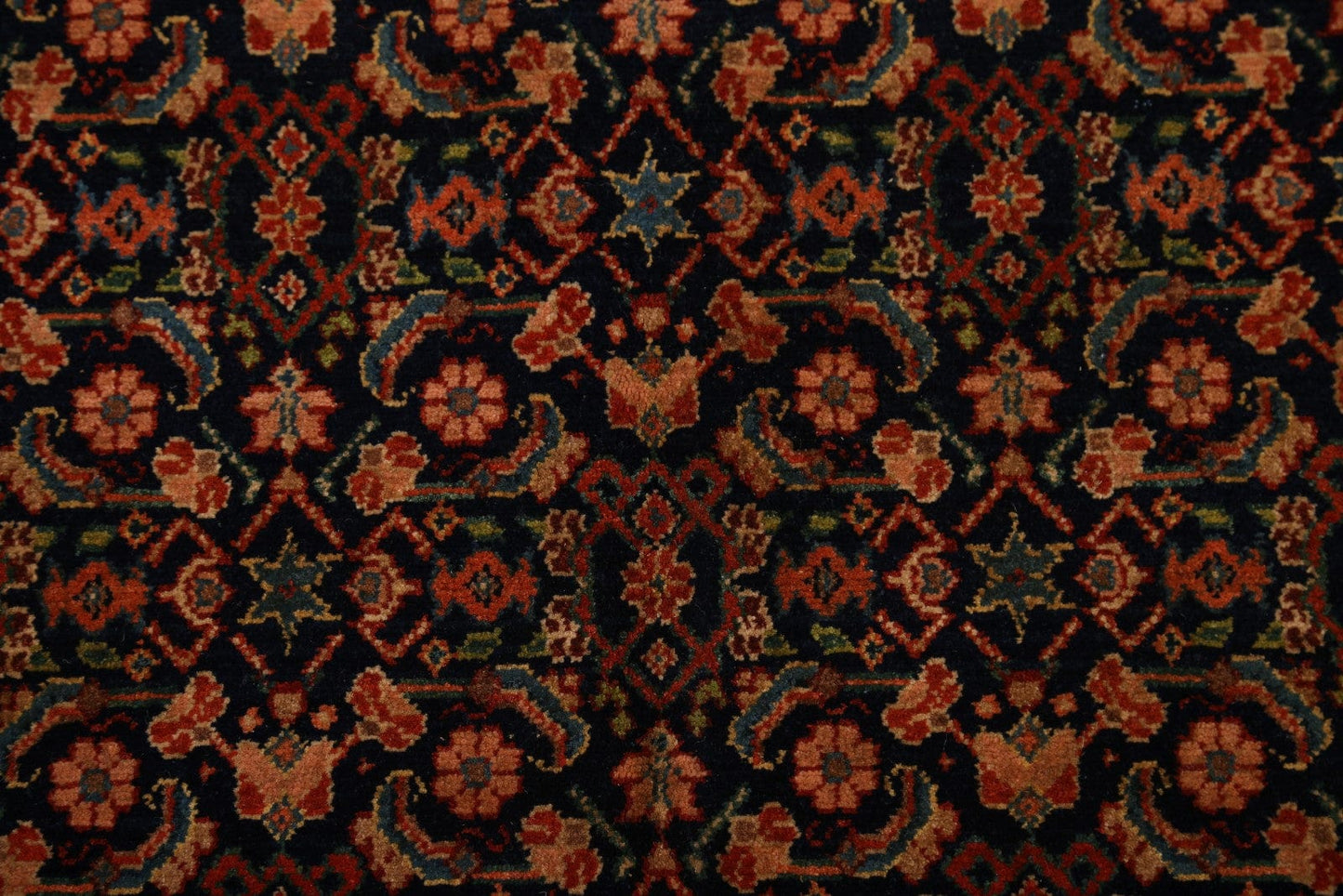 All Over Geometric 7x10 Senneh Persian Area Rug