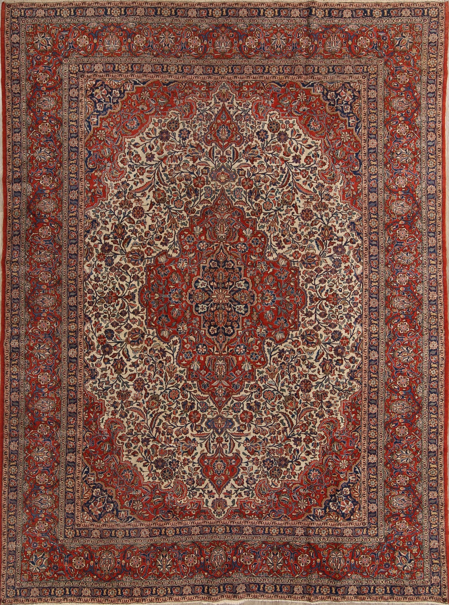 10x13 Kashan Persian Area Rug